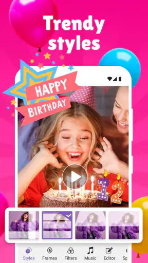 Birthday Video Maker screenshot