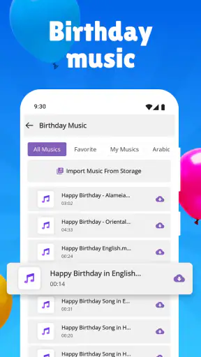Birthday Video Maker screenshot