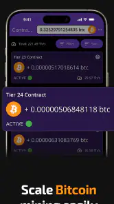 Bitcoin-mijnbouw (Cryptominer) screenshot