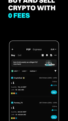 Bitget - Buy & Sell Crypto screenshot