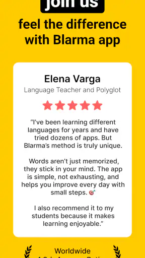 Blarma: Vocabulary Lessons screenshot