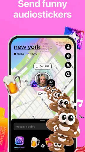 Blink — friends location screenshot