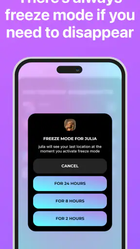 Blink — friends location screenshot