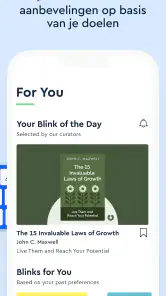 Blinkist: boek samenvattingen screenshot
