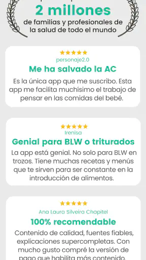 BLW Ideas - Recetas Bebés screenshot