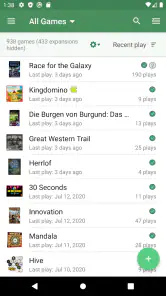 Board Game Stats screenshot