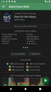 Board Game Stats screenshot