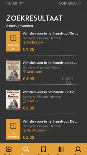 Boekwinkeltjes screenshot