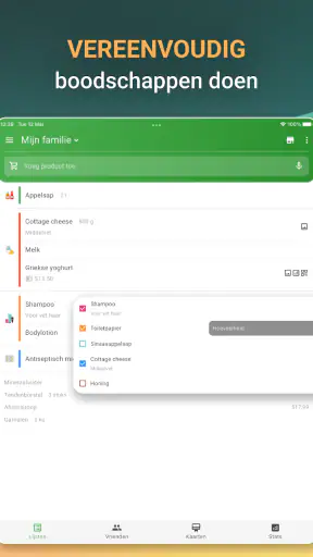 Boodschappenlijst – Shopium screenshot