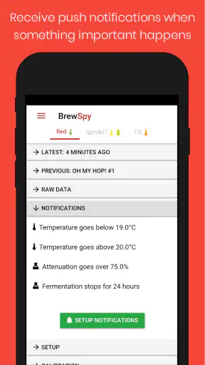 BrewSpy - iSpindel Tilt Plaato screenshot