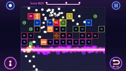 Bricks Breaker Hit - Glow Ball screenshot