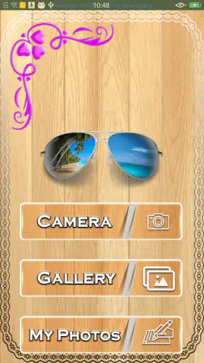 bril foto-editor foto's screenshot