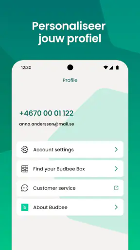 Budbee screenshot