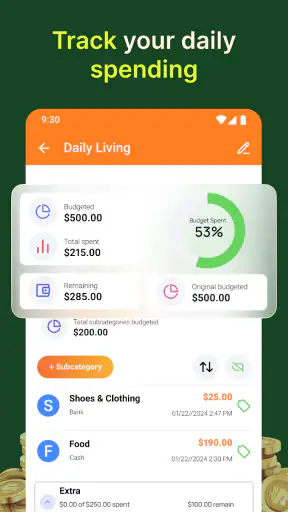 Budget planner—Expense tracker screenshot