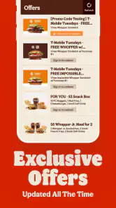Burger King screenshot