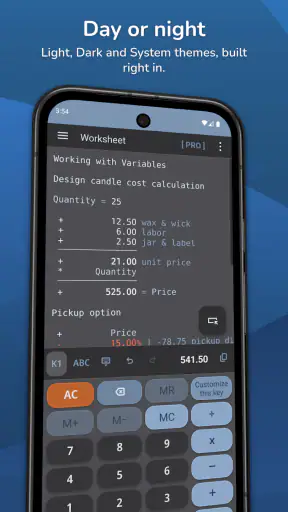 CalcTape Calculator with Tape screenshot