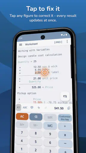 CalcTape Calculator with Tape screenshot