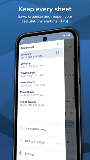CalcTape Calculator with Tape screenshot