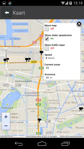 CamSam PLUS - Flitspalen screenshot