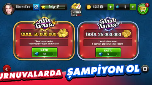 Çanak Okey Plus - Eşli & Canlı screenshot