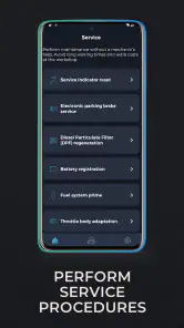 Carista OBD2 screenshot