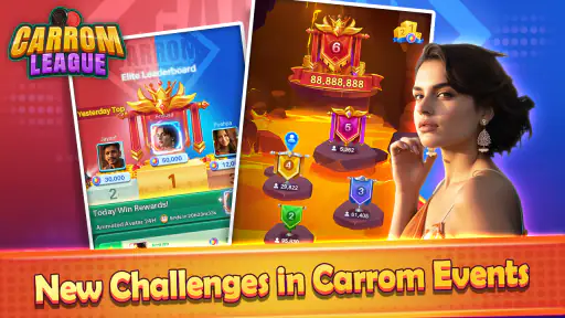 Carrom League: Friends Online screenshot