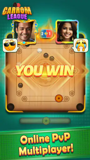 Carrom League: Friends Online screenshot