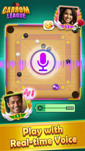 Carrom League: Friends Online screenshot