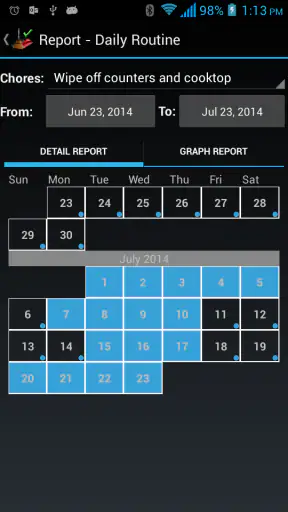 Chore Checklist screenshot