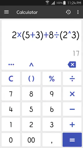 ClevCalc - Rekenmachine screenshot