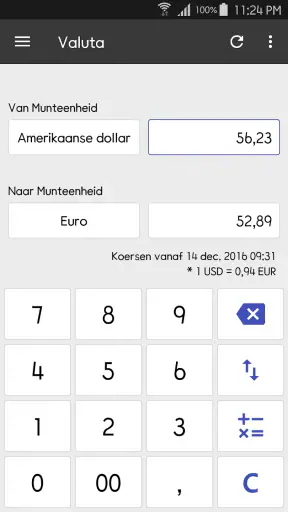 ClevCalc - Rekenmachine screenshot