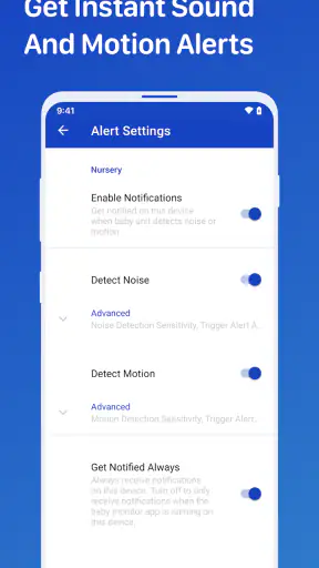 Cloud Baby Monitor screenshot
