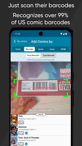 CLZ Comics, stripboeken beheer screenshot