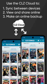 CLZ Comics, stripboeken beheer screenshot