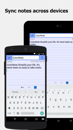 ColorNote notities notitieblok screenshot