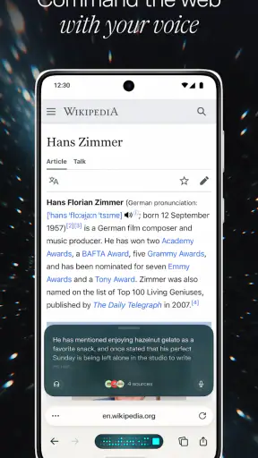 Comet: AI Browser & Assistant screenshot