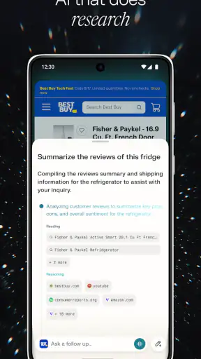 Comet: AI Browser & Assistant screenshot
