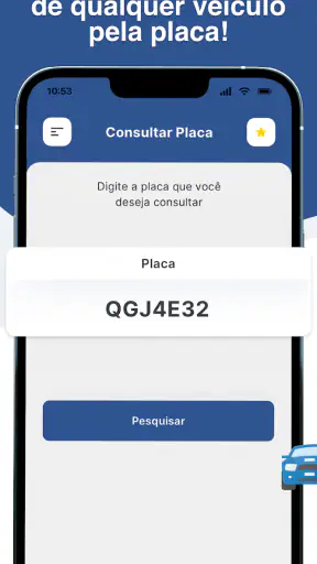 Consulta Placa Veículo multas screenshot