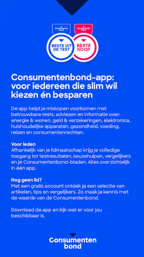 Consumentenbond: Test & Advies screenshot