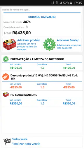 Controle de Vendas Venda Fácil screenshot