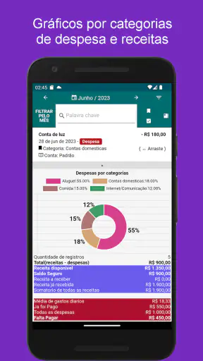 Controle Financeiro Pessoal screenshot
