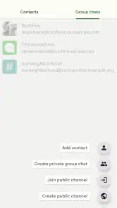Conversations (Jabber / XMPP) screenshot