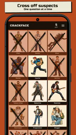 Crackface: Guess the Character screenshot