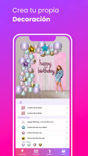 Creador (Diseñador de fiestas) screenshot