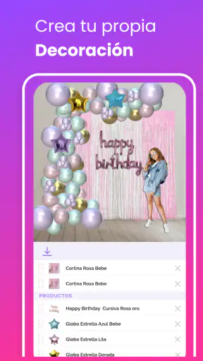 Creador (Diseñador de fiestas) screenshot
