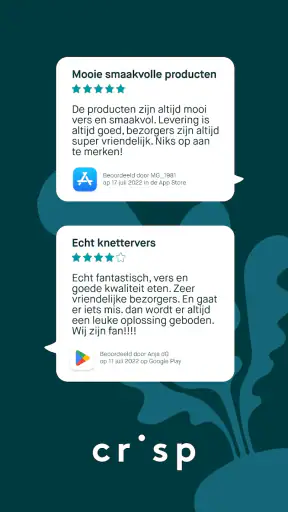 Crisp - online supermarkt screenshot