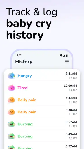 AYA Cry Analyzer Baby Language screenshot