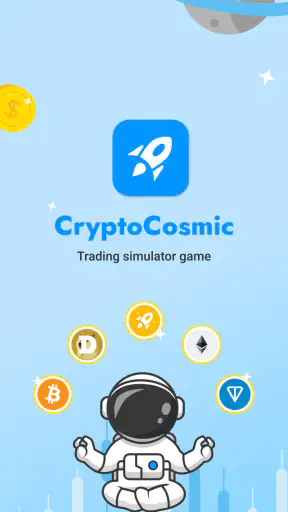 CryptoCosmic Trading Simulator screenshot