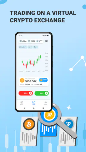 CryptoCosmic Trading Simulator screenshot