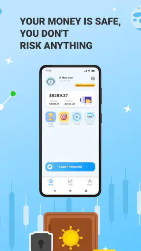 CryptoCosmic Trading Simulator screenshot